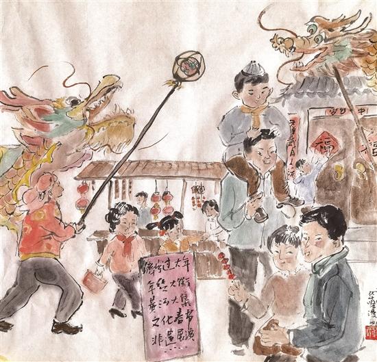 华峰漫画丨来济宁过大年