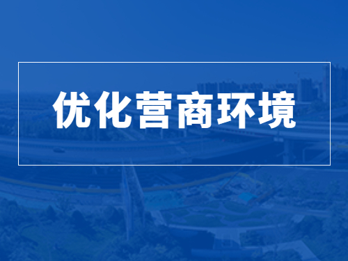 优化营商环境 助力高质量发展丨全套证照 只跑一趟