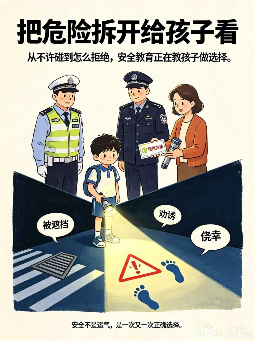知济漫评丨济宁开学安全第一课，把危险拆开给孩子看