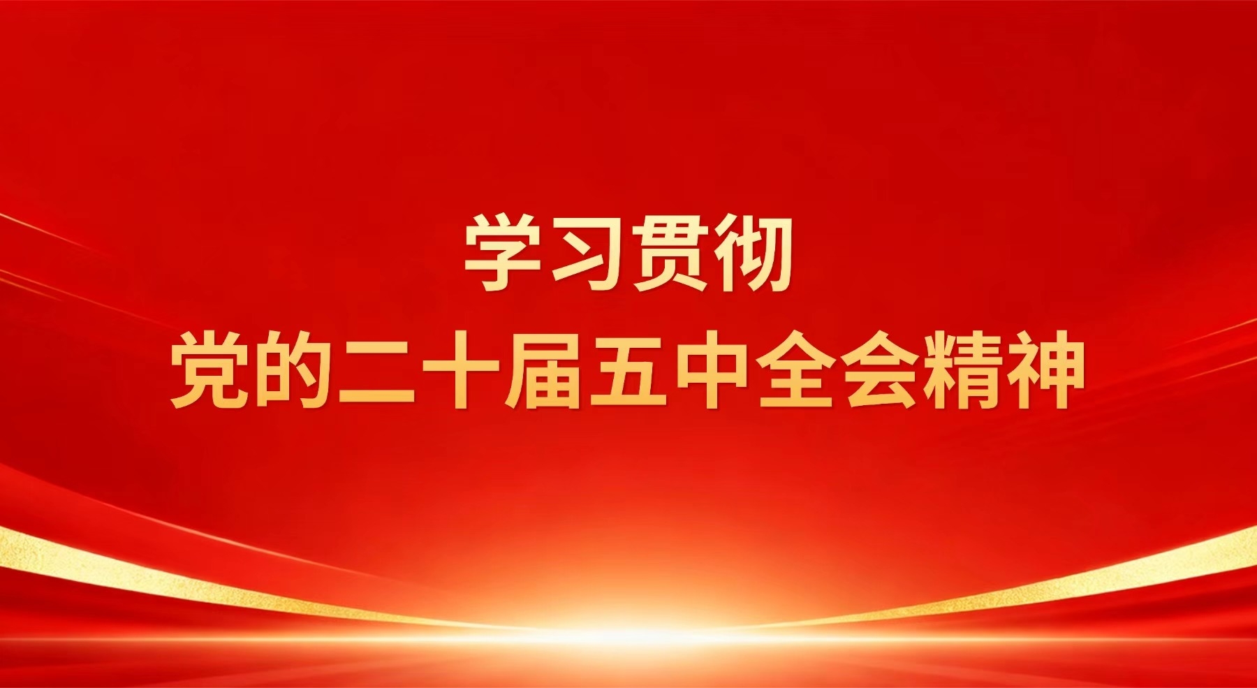 学习贯彻党的二十届五中全会精神